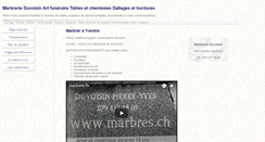 Desktop Screenshot of marbres.ch